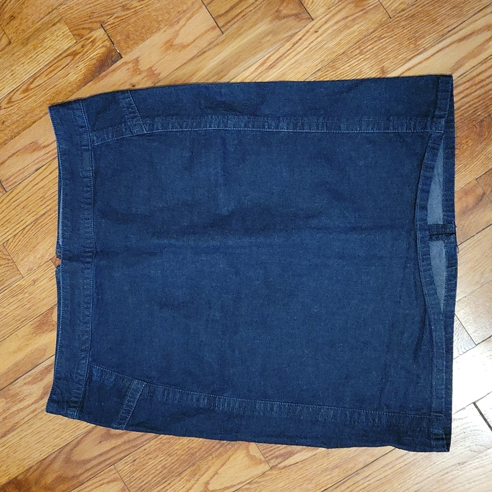 Denim pencil skirt by Converse